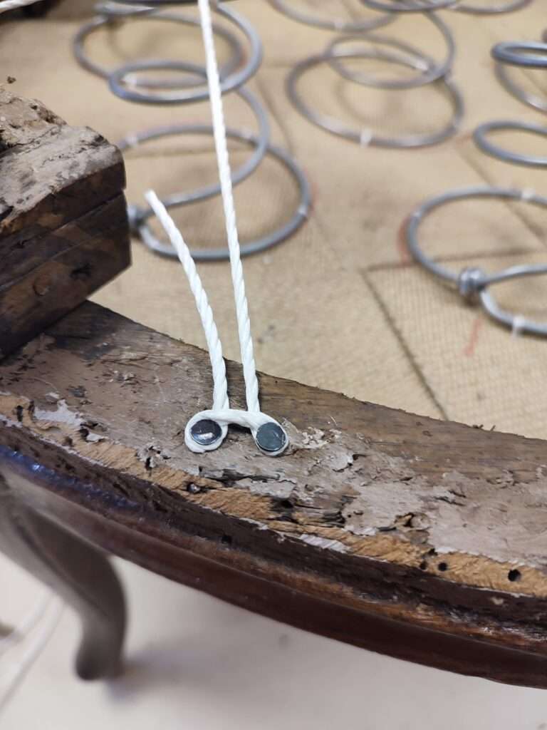 HOW TO secure the cord with tacks properly ? (Traditional ...