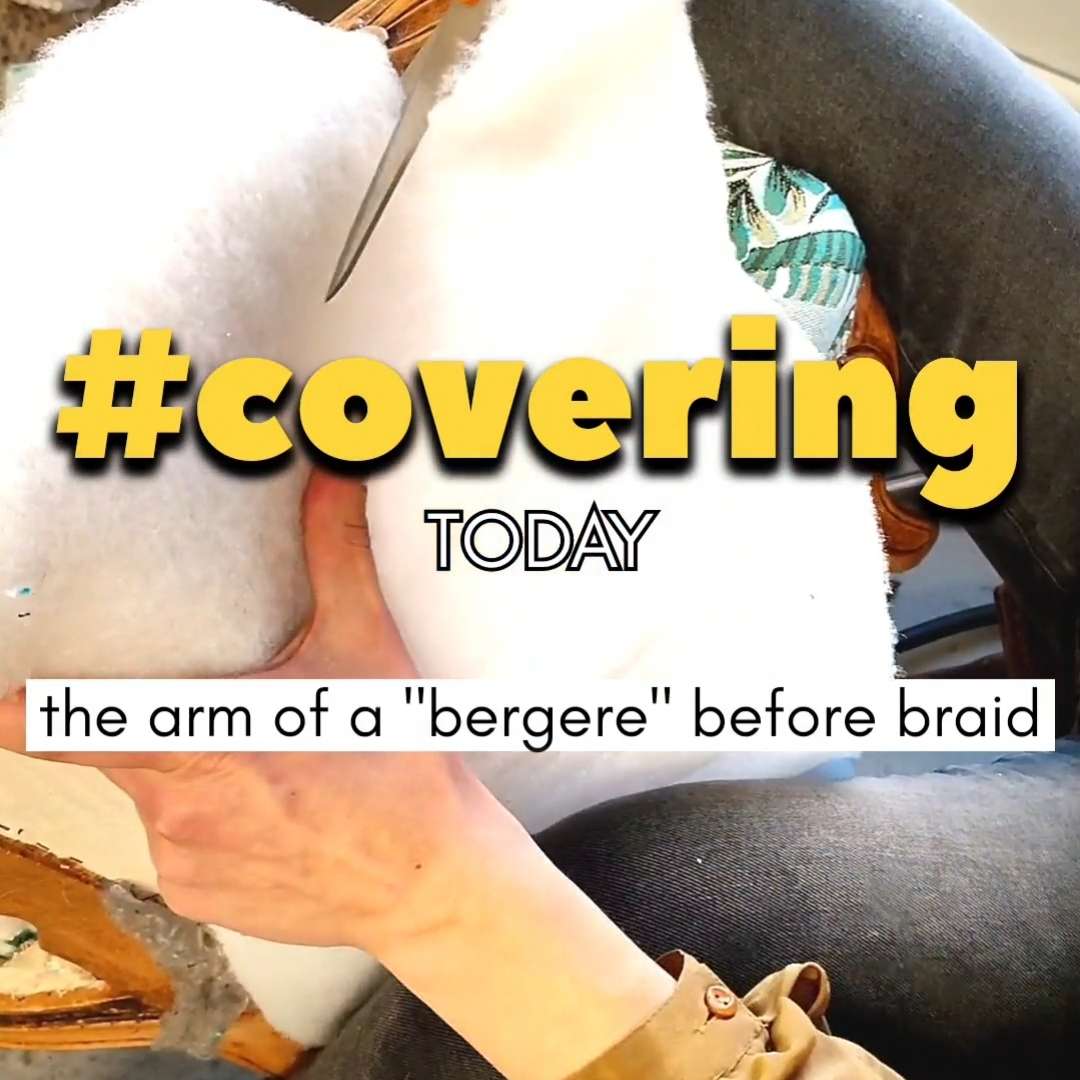 You are currently viewing How to cover the arm of a Louis 15 style chair