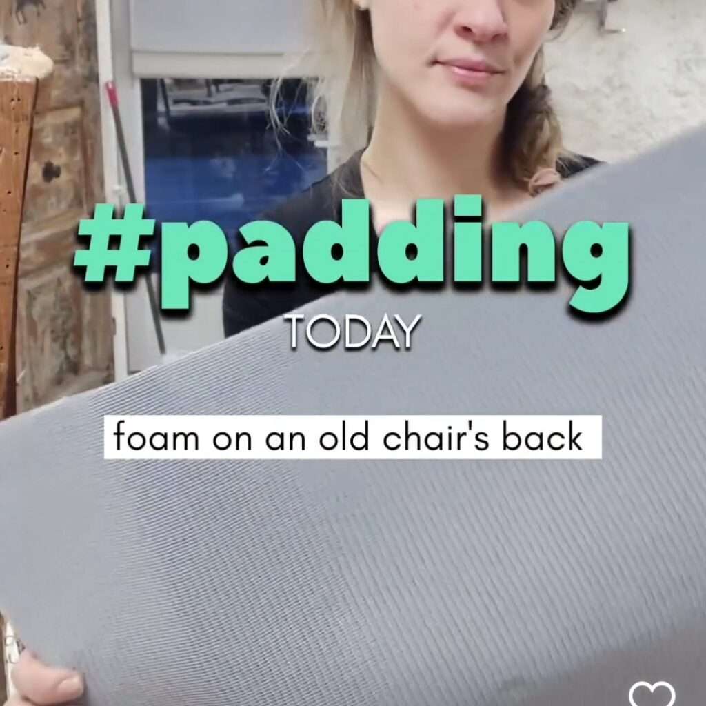 Padding Stuffing Inflation How to add an extra layer on a old back (foam) - Thegirlwithahammer.com