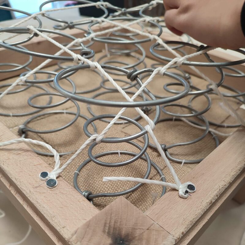 Springs: Upholstery materials