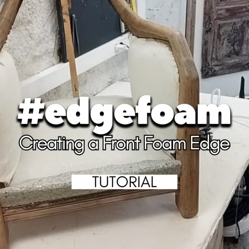 How to create a front foam edge