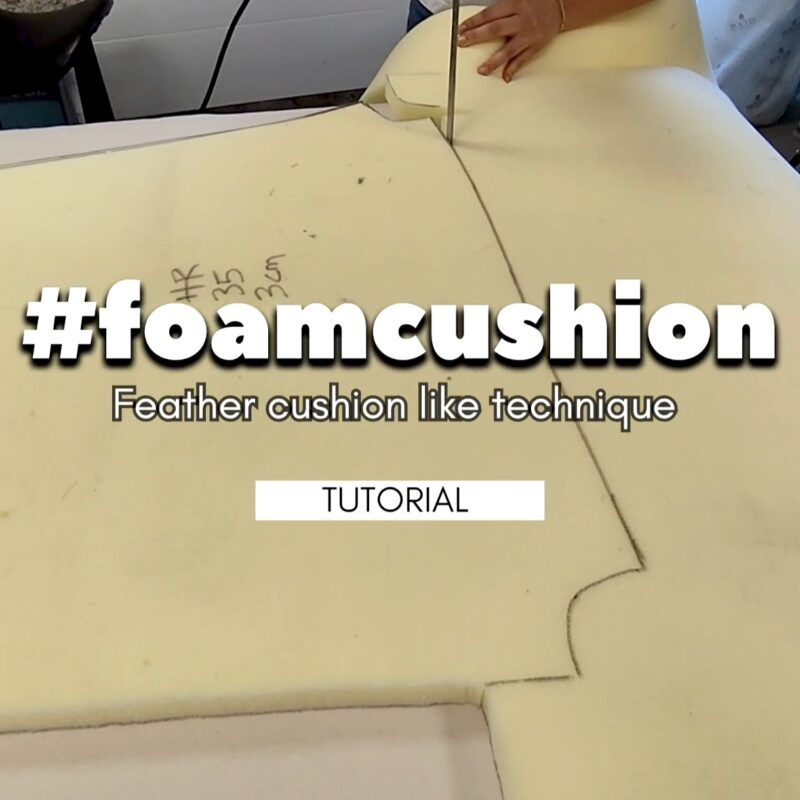 How to create a feather like FOAM cushion