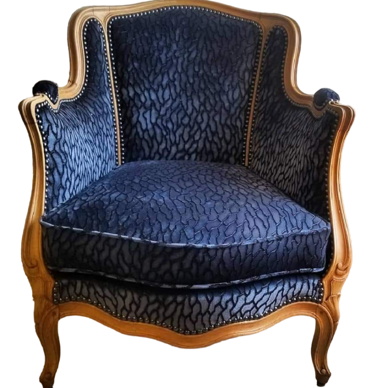 I want to upholster a bergere chair!