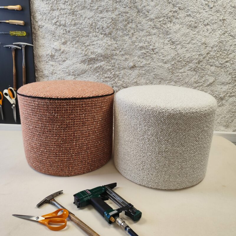 How to make a foam pouf