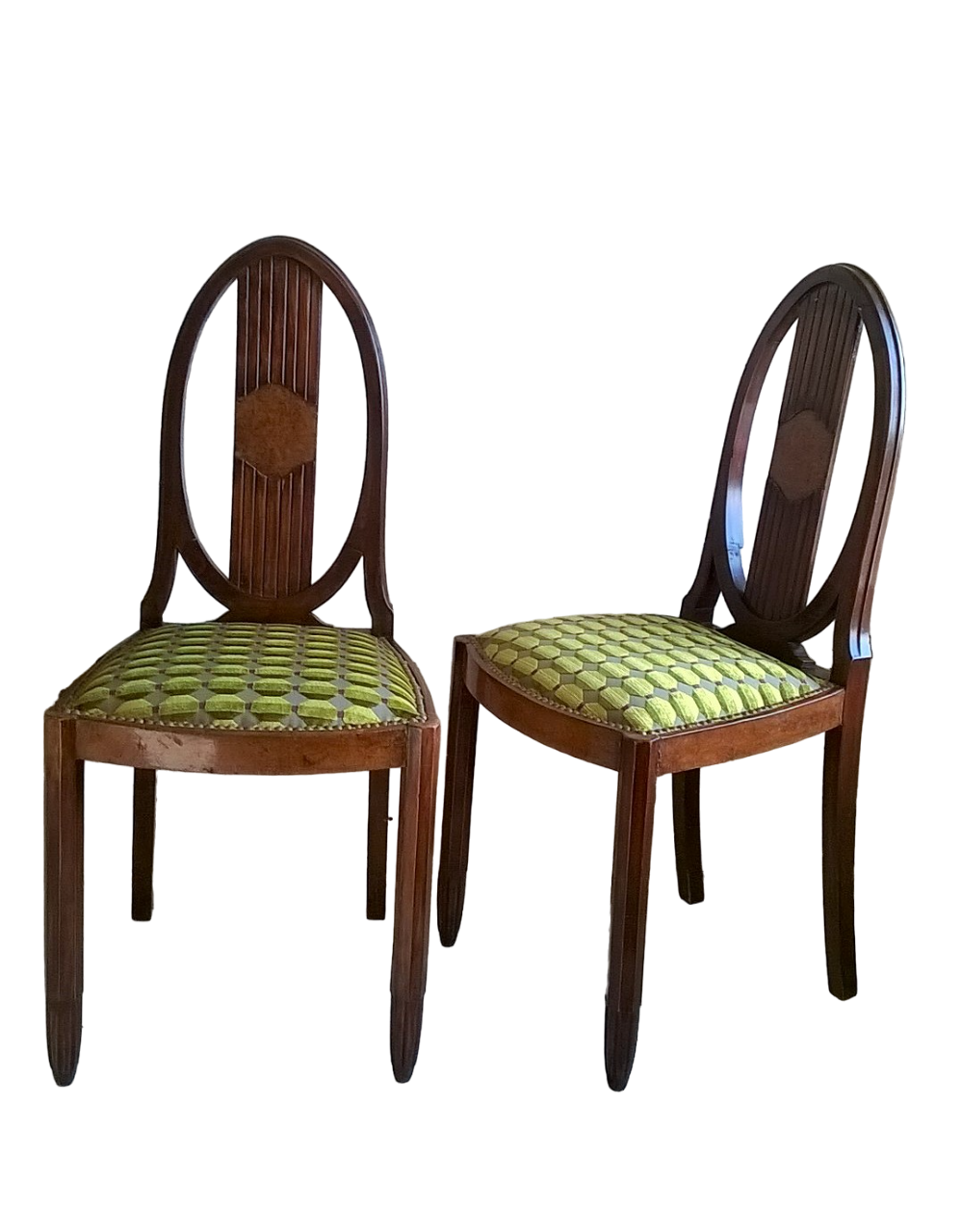 Reupholstered simple chair